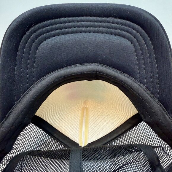 7-11 Slurpee Snapback Meshback Trucker Cap Black White - Picture 7 of 8